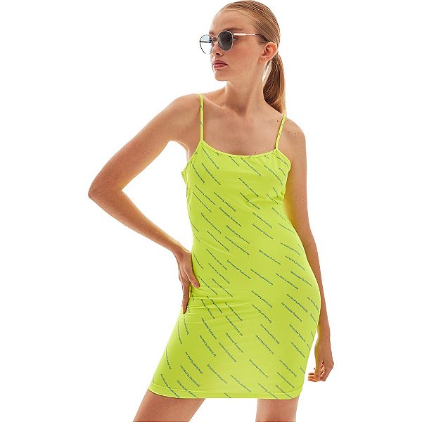 Vestido Easy Lança Perfume Decote Costas AV23 Verde Feminino