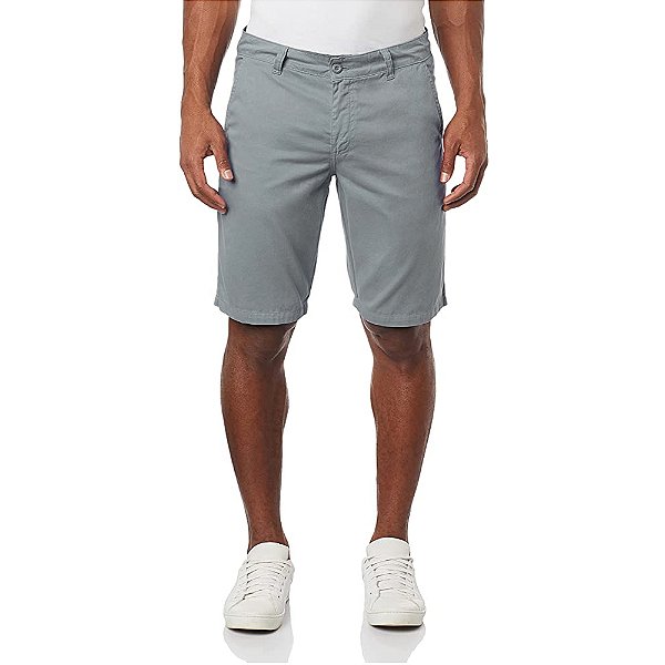 Bermuda Aramis Chino Chambray Cinza Masculino
