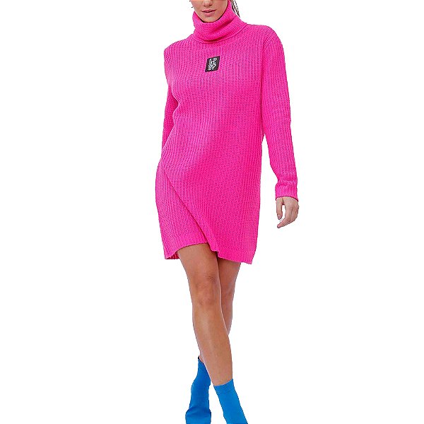 Vestido Tricot Easy Lança Perfume Rosa Feminino