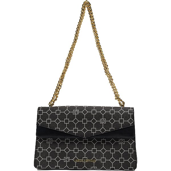 Bolsa Shoulder Lança Perfume Monograma Preto Feminino