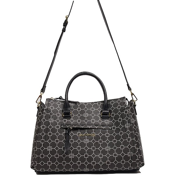 Bolsa Tote Lança Perfume Monograma Preto Feminino
