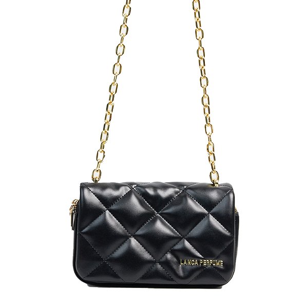Bolsa Lança Perfume Schoulder Corrente Preto Feminino
