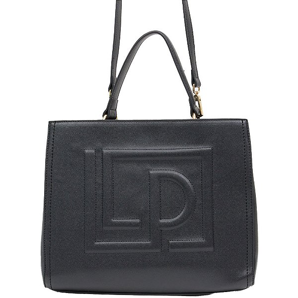 Bolsa Lança Perfume Logo Tote V23 Preto Feminino
