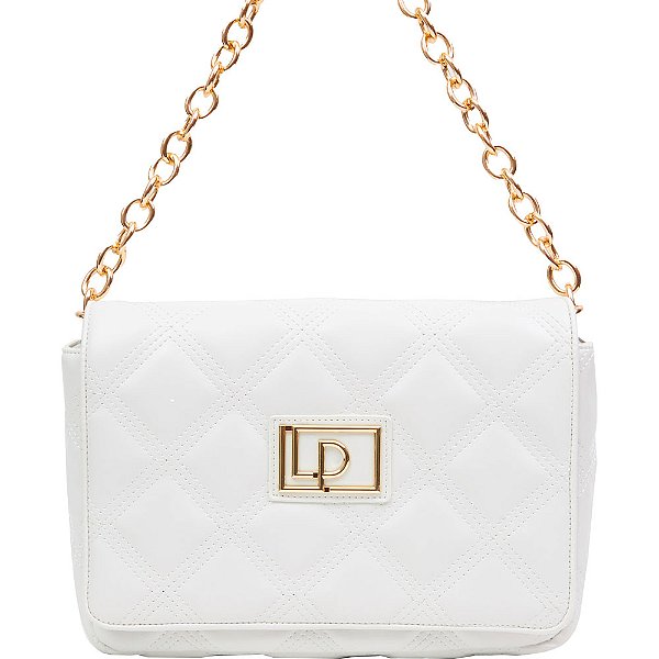Bolsa Lança Perfume Shoulder Matelassê V23 Branco Feminino
