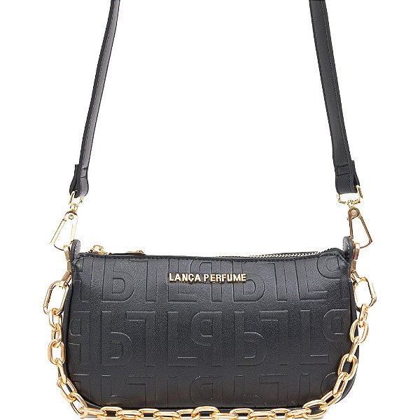 Bolsa Lança Perfume Crossbody Frequência V23 Preto Feminino