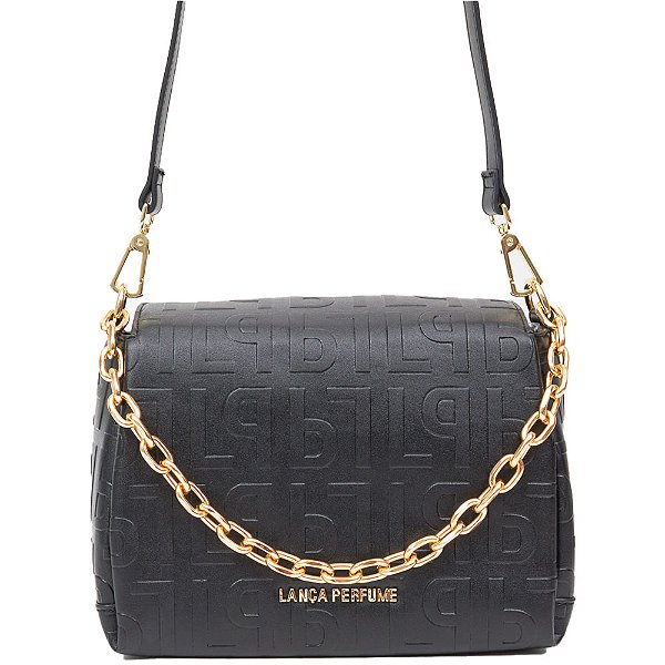 Bolsa Lança Perfume Crossbody Monograma V23 Preto Feminino