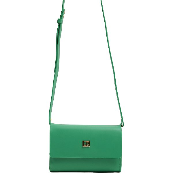 Bolsa Shoulder Lança Perfume Rebite Verde Feminino