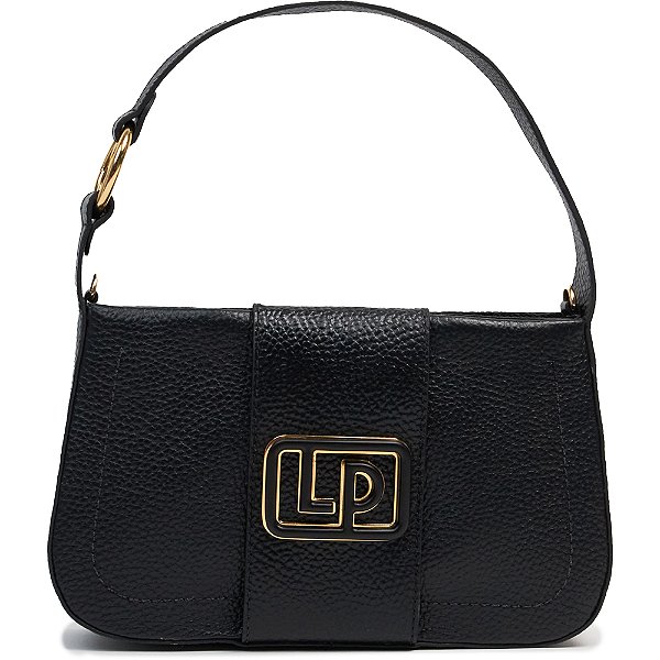 Bolsa Baguete Lança Perfume Enfeite Preto Feminino