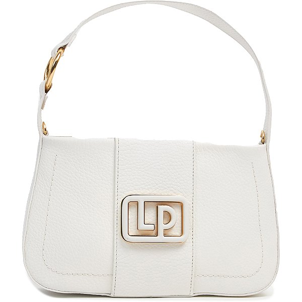 Bolsa Baguete Lança Perfume Enfeite Off White Feminino