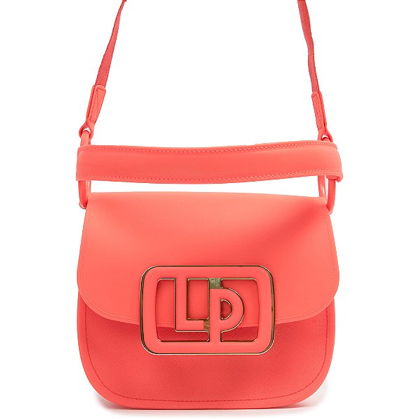 Bolsa Shoulder Lança Perfume Enfeite Laranja Feminino
