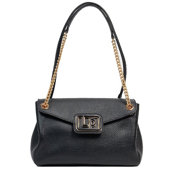 Bolsa Lança Perfume Sholder Enfeite Preto Feminino