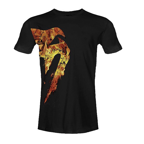 Camiseta Venum Giant Fire Preta