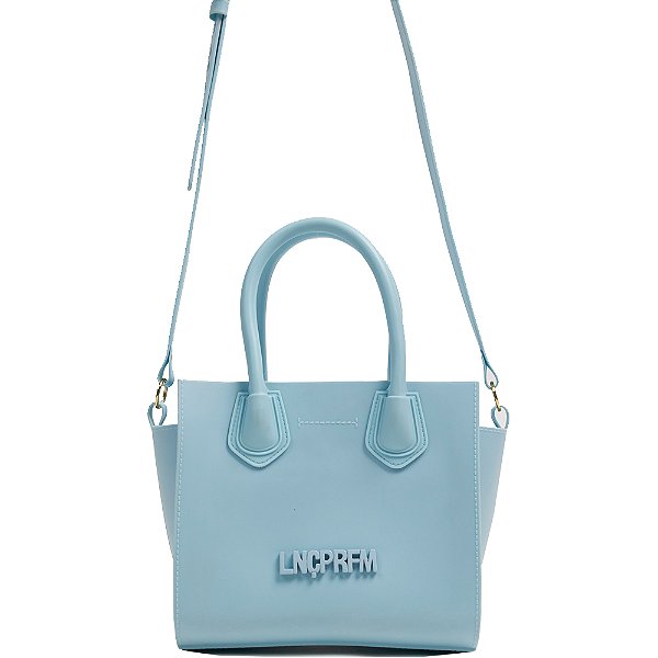 Bolsa Lança Perfume Tote Monocromatica Azul Feminino