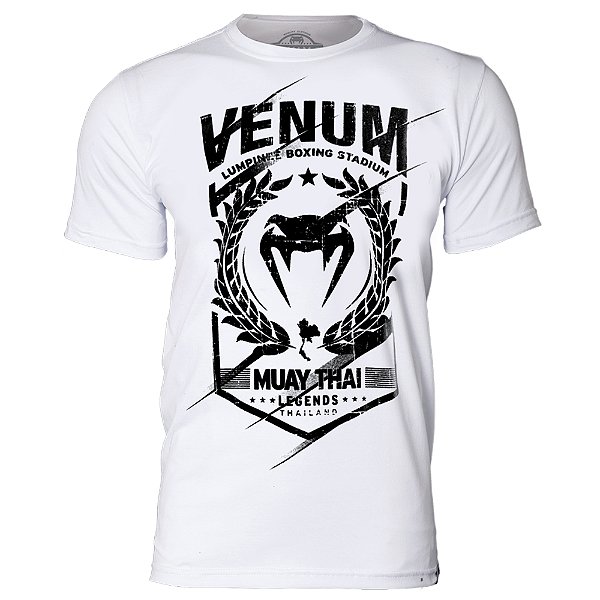 Camiseta Venum Legends Muay Thai - Branco
