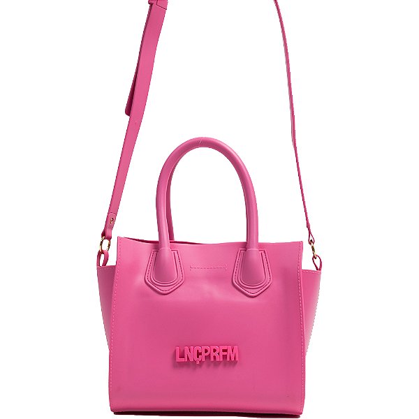 Bolsa Lança Perfume Tote Monocromatica Rosa Feminino