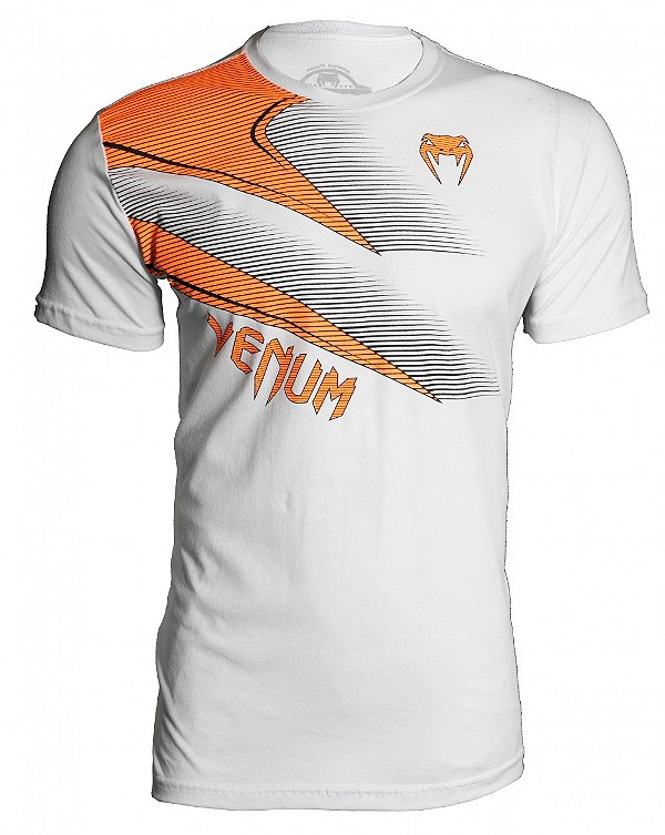 Camiseta Venum New Blade - Branco-Laranja