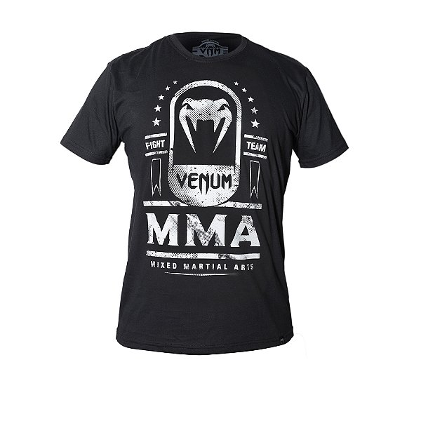 Camiseta Venum MMA Fighter Team Black