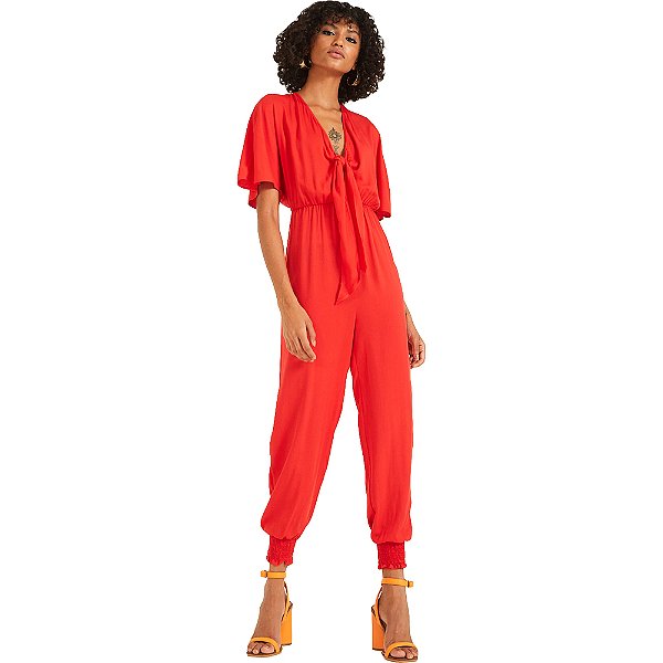 Macacão Forum Comfort P23 Vermelho Feminino