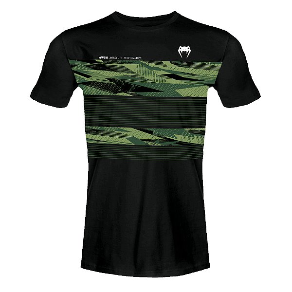 Camiseta Venum Undisputed Army Preta