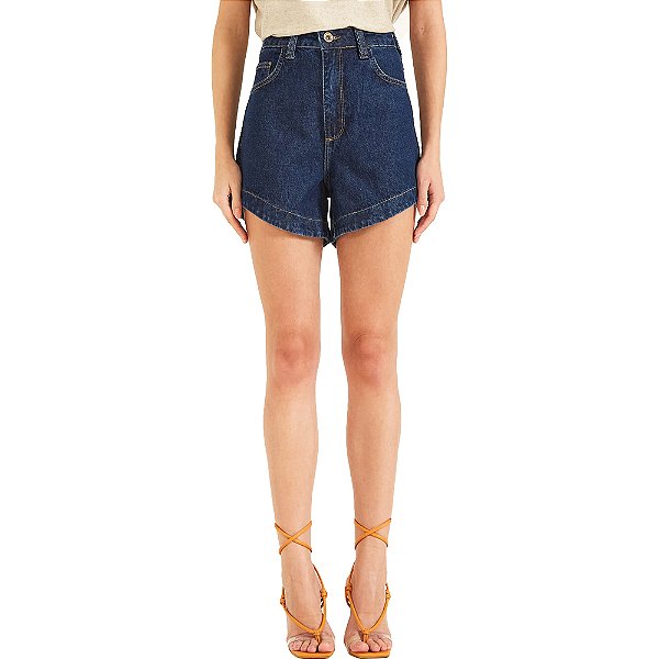 Short Jeans Forum Sofia P23 Azul Feminino