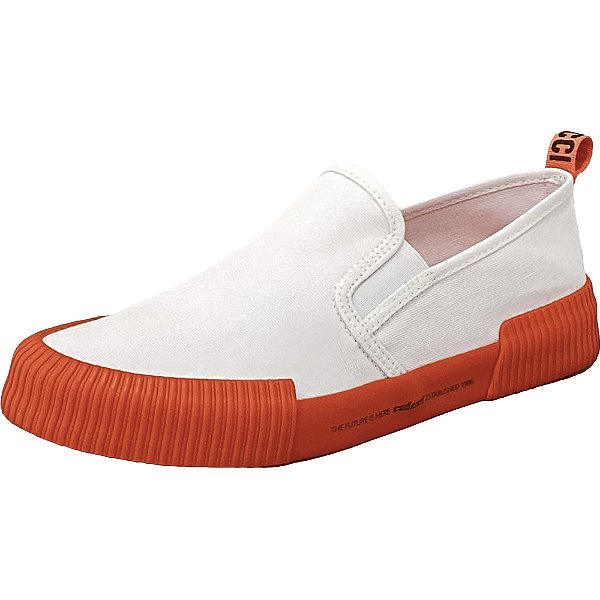 Tênis Colcci Fiji Branco e Laranja Feminino
