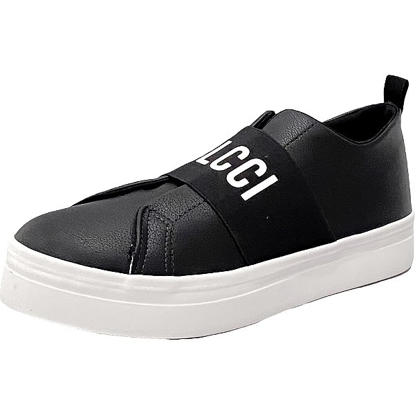 Tênis Colcci Mikonos Preto e Branco Feminino