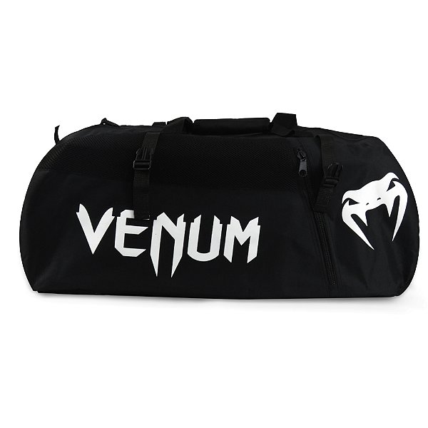 Mochila Venum Double Bag Basic Preto e Branco 73 Litros