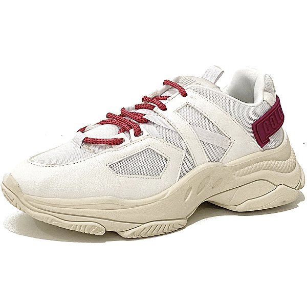Tênis Colcci Sofia Branco e Rosa Feminino