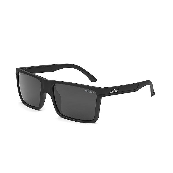 Óculos de Sol Masculino Colcci Adam Polarizado Preto Fosco C0155A1403