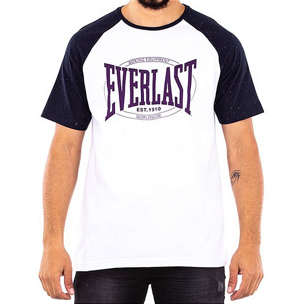 Camiseta Everlast Fundamentals Manga Curta Branco Masculina