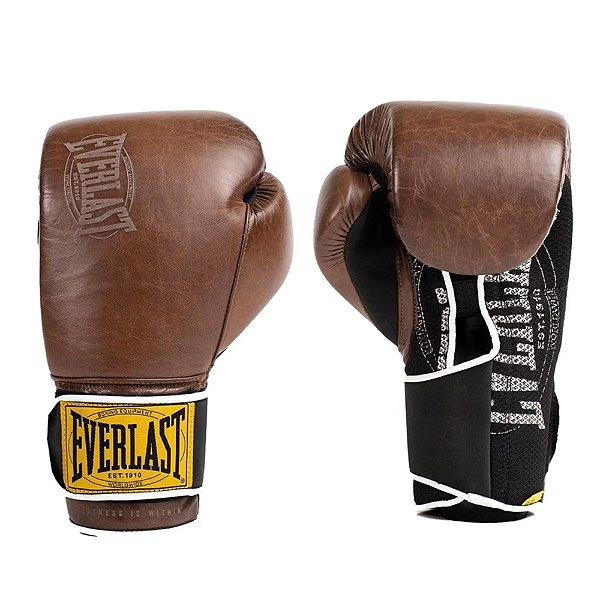 Luva de Boxe Everlast Classic 1910 Marrom