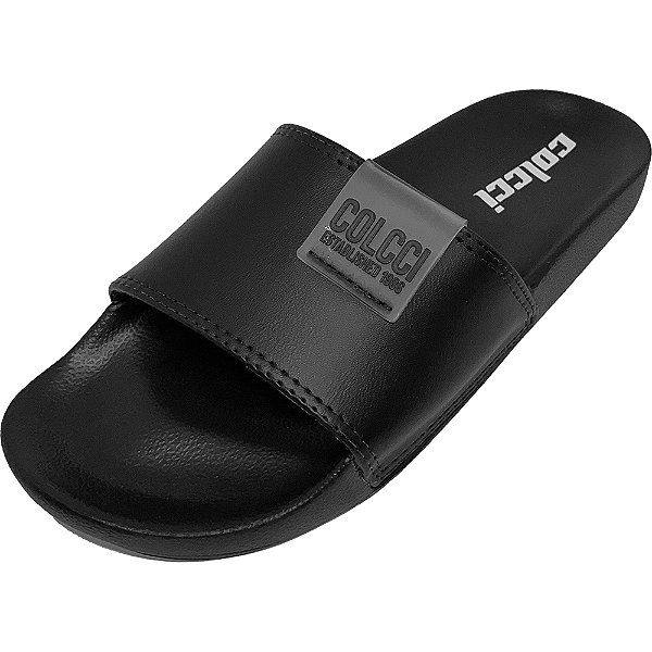 Chinelo Colcci Slide Established 1986 Preto Masculino