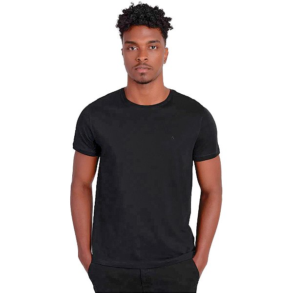 Camiseta Aramis Jersey Pima Surton V23 Preto Masculino