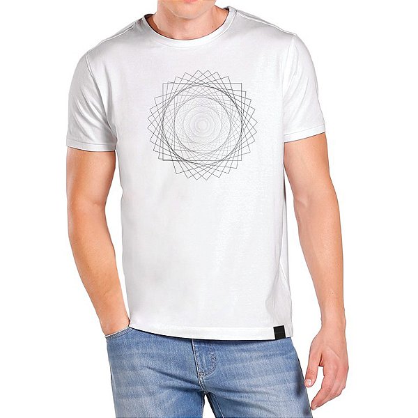 Camiseta Aramis Mandala Foil V23 Branco Masculino