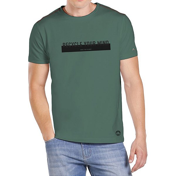 Camiseta Aramis Eco Recycle Verde Masculino