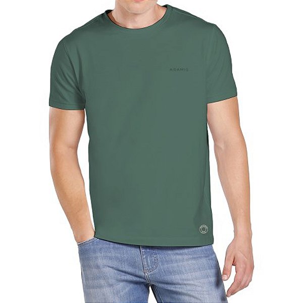 Camiseta Aramis Eco Lisa Verde Masculino