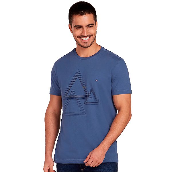 Camiseta Aramis Triangle Azul Masculino
