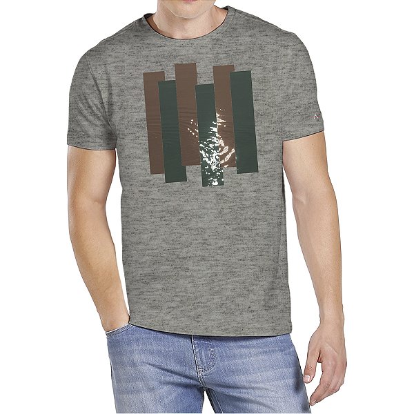 Camiseta Aramis Agua Cinza Masculino