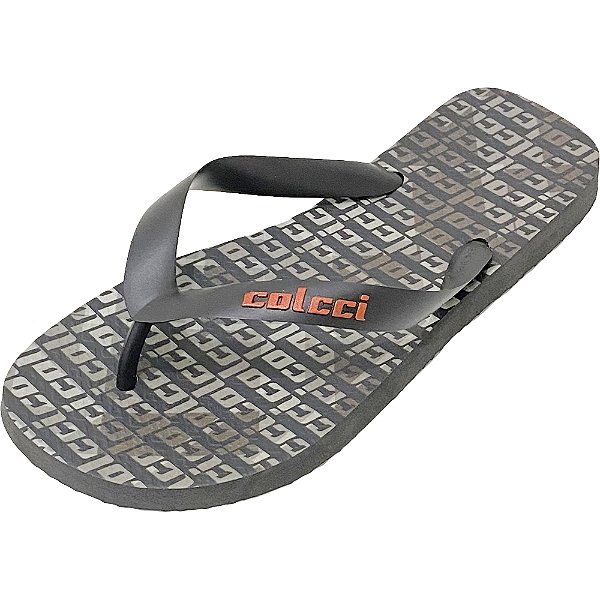 Sandália Colcci Stamp Preto Masculino