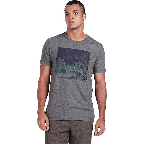 Camiseta Aramis Cordilheira Cinza Masculino