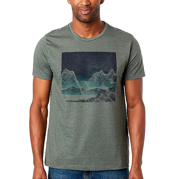 Camiseta Aramis Cordilheira Verde Masculino