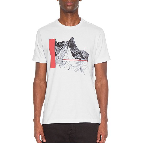 Camiseta Aramis Mountain Branco Masculino