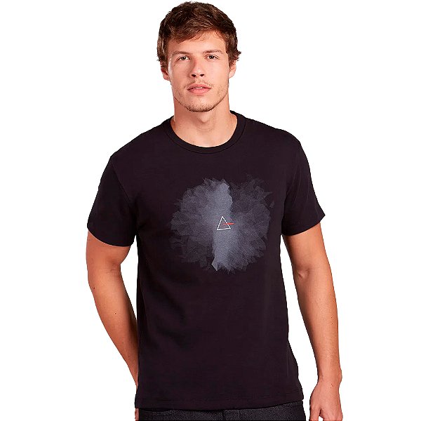 Camiseta Aramis Esfumado Preto Masculino
