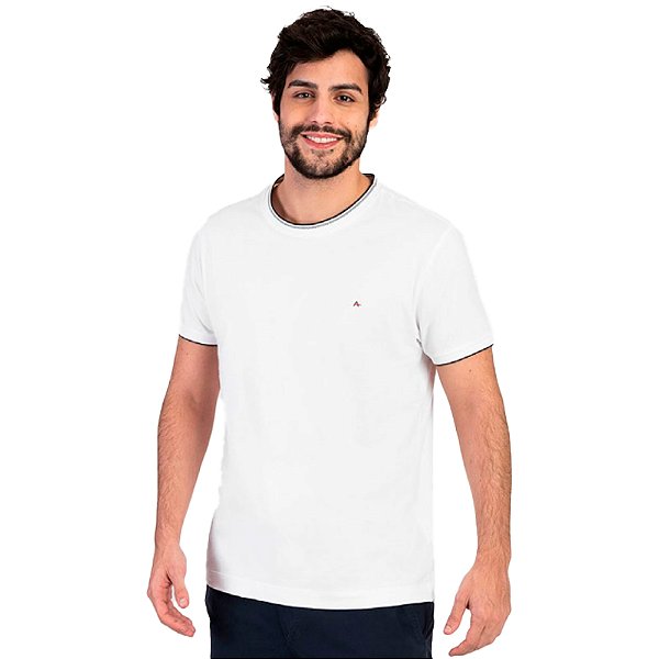 Camiseta Aramis Basic Friso V23 Branco Masculino