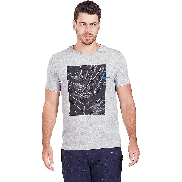 Camiseta Aramis Folha Zoom Cinza Masculino