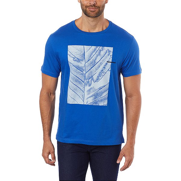 Camiseta Aramis Folha Zoom Azul Masculino