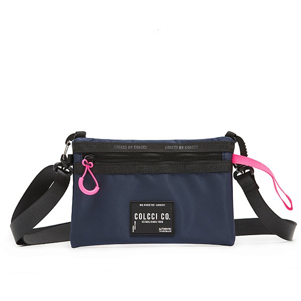 Bolsa Colcci Envelope Nylon Marinho Feminino