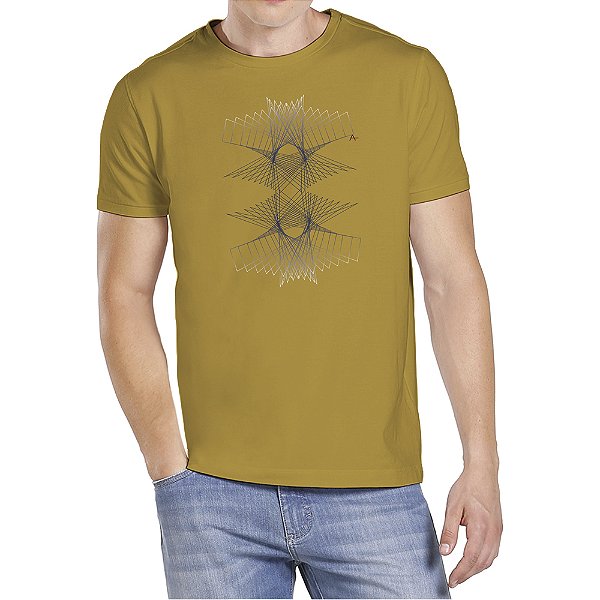 Camiseta Aramis Simetria Caramelo Masculino
