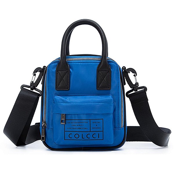 Bolsa Camera Bag Colcci Print V23 Azul Feminino