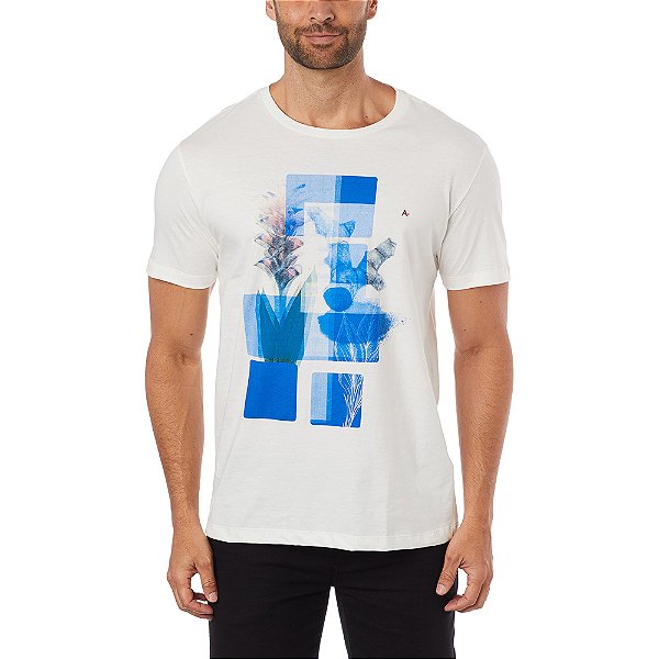 Camiseta Aramis Curcuma Off White Masculino